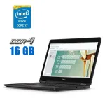 Нетбук Dell Latitude E7270 / 12.5" (1920x1080) IPS / Intel Core i7-6600U (2 (4) ядра по 2.6 - 3.4 GHz) / 16 GB DDR4 / 128 GB SSD M.2 / Intel HD Graphics 520 / WebCam / Win 10 Pro б/в