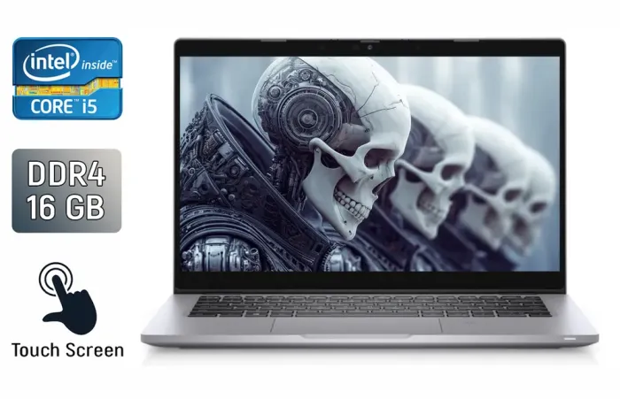 Ультрабук Dell Latitude 5320 / 13.3" (1920x1080) IPS Touch / Intel Core i5-1135G7 (4 (8) ядра по 2.4 - 4.2 GHz) / 16 GB DDR4 / 512 GB SSD / Intel Iris Xe Graphics / WebCam / Fingerprint / Windows 10 б/в - зображення 1