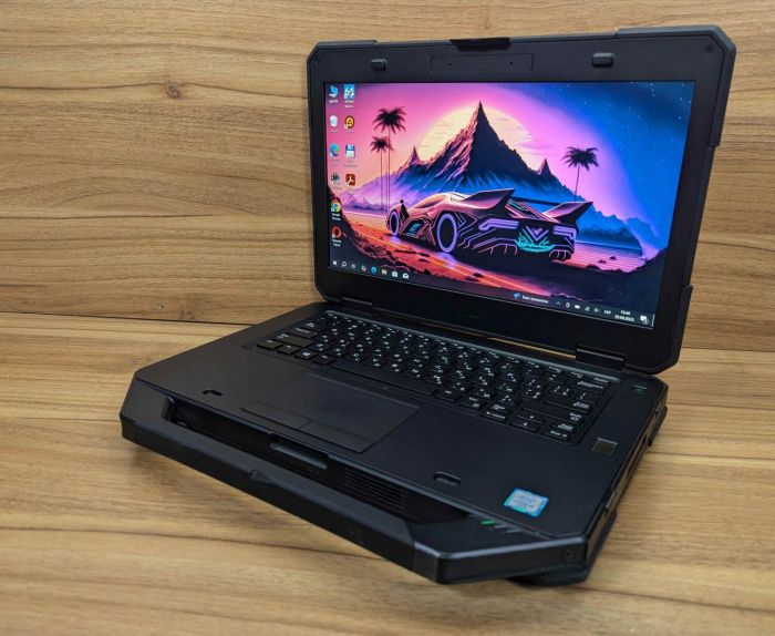Захищений ноутбук Dell Latitude 14 Rugged 5414 / 14" (1920x1080) IPS Touch / Intel Core i5-6300U (2 (4) ядра по 2,4 - 3,0 ГГц) / 16 ГБ DDR4 / 480 ГБ SSD / Intel HD Graphics 520 / TouchID / Windows 10 б/в - зображення 5