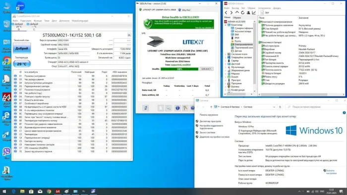 Мобільна робоча станція HP ZBook 15 G1 / 15.6" (1920x1080) IPS / Intel Core i7-4600M (2 (4) ядра по 2.9 - 3.6 GHz) / 16 GB DDR3 / 256 GB SSD + 500 GB HDD / nVidia Quadro K1100M, 2 GB GDDR5, 128-bit / WebCam б/в - зображення 9