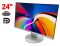 Монітор Широкоформатний Eizo FlexScan EV2450 / 24" (1920x1080) IPS / 1x HDMI, 1x DP, 1x DVI, 1x VGA, 1x USB 3.0, 2x USB 2.0, 2x Audio / 2х 1W / VESA 100x100 / Pivot б/в