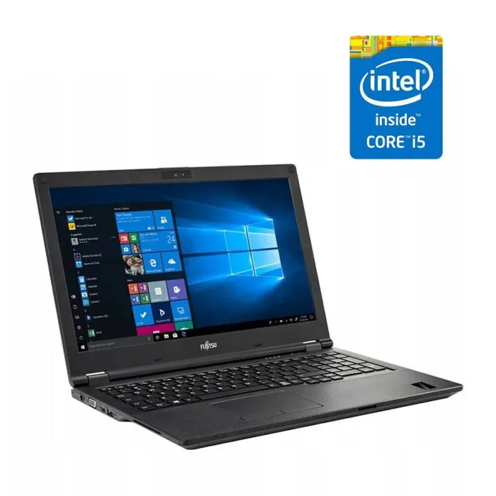 Ультрабук Fujitsu Lifebook E559 / 15.6" (1920x1080) IPS / Intel Core i5-8265U (4 (8) ядра по 1.6 - 3.9 GHz) / 8 GB DDR4 / 256 GB SSD / Intel UHD Graphics 620 / WebCam б/в - зображення 1