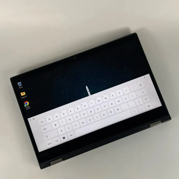 Ноутбук Б-клас Lenovo ThinkPad L13 Yoga / 13.3" (1920x1080) IPS Touch / Intel Core i5-10210U (4 (8) ядра по 1.6 - 4.2 GHz) / 16 GB DDR4 / 256 GB SSD / Intel UHD Graphics / WebCam / HDMI б/в - зображення 8