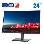 Монітор Lenovo ThinkVision T24i-2L / 24" (1920x1080) IPS / VGA, DisplayPort, HDMI, USB 3.0 / VESA 100x100 б/в