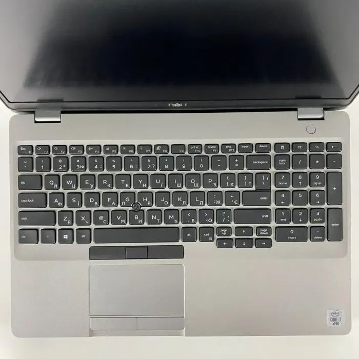 Ноутбук Dell Precision 3551 / 15.6" (1920x1080) IPS / Intel Core i7-10850H (6 (12) ядер по 2.7 - 5.1 GHz) / 16 GB DDR4 / 240 GB SSD / Intel UHD Graphics / WebCam / SIM б/в - зображення 3