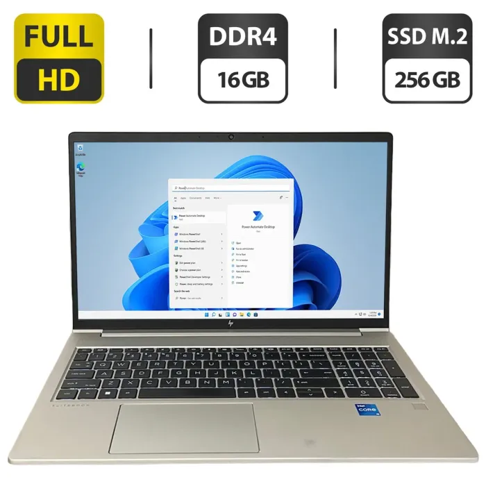 Ультрабук Б-клас HP EliteBook 650 G9 / 15.6" (1920x1080) IPS / Intel Core i5-1235U (10 (12) ядер 3.3 - 4.4 GHz) / 16 GB DDR4 / 256 GB SSD M.2 / Intel Iris Xe Graphics / WebCam б/в - зображення 1