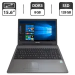 Ноутбук Terra Mobile 1513s / 15.6" (1366x768) TN / Intel Core i3-6100U (2 (4) ядра по 2.3 GHz) / 8 GB DDR3 / 128 GB SSD / Intel HD Graphics 520 / WevCam / DVD-ROM б/в