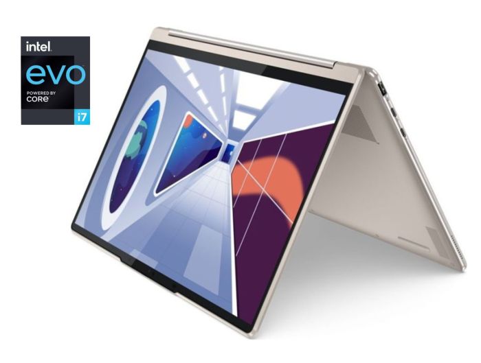Ультрабук-трансформер Б-клас Lenovo Yoga 9 14IRP8 / 14" (2880x1800) OLED Touch / Intel Core i7-1360P (12 (16) ядер по 2.2 - 5.0 GHz) / 16 GB DDR5 / 512 GB SSD NVMe / Intel Iris Xe Graphics / WebCam б/в - зображення 1