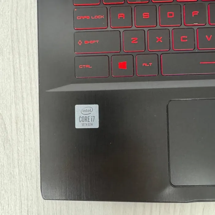 Ігровий ноутбук Б-клас MSI GF65 Thin 10SER / 15.6" (1920x1080) IPS / Intel Core i7-10750H (6 (12) ядер по 2.6 - 5.0 GHz) / 16 GB DDR4 / 512 GB SSD NVMe / nVidia GeForce RTX 2060, 6 GB GDDR6, 192-bit / WebCam б/в - зображення 8