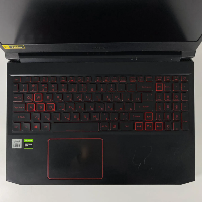 Ігровий ноутбук Б-класу Acer Nitro AN515-55 / 15.6" (1920x1080) IPS / Intel Core i5-10300H (4 (8) ядра по 2,5 - 4,5 ГГц) / 16 ГБ DDR4 / 512 ГБ SSD / nVidia GeForce GTX 1650, 4 ГБ GDDR6, 128-bit / WebCam / HDMI б/в - изображение 3