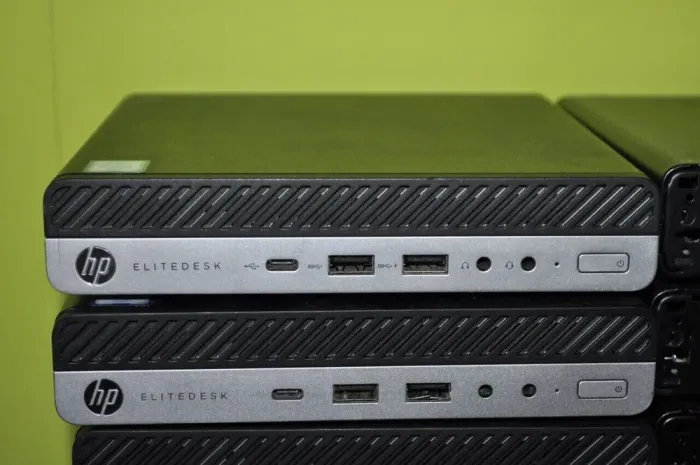 Неттоп HP EliteDesk 800 G3 Desktop Mini USFF / Intel Core i5-6500T (4 ядра по 2.5 - 3.1 GHz) / 8 GB DDR4 / 120 GB SSD / Intel UHD Graphics 630 / Windows 11 Pro / Блок живлення б/в - зображення 14