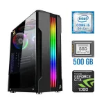 Ігровий ПК Tower / Intel Core i5-8500 (6 ядер по 3-4.1 GHz) / 16 GB DDR4 / 500 GB SSD NEW / nVidia GeForce GTX 1060, 6 GB GDDR5, 192-bit б/в