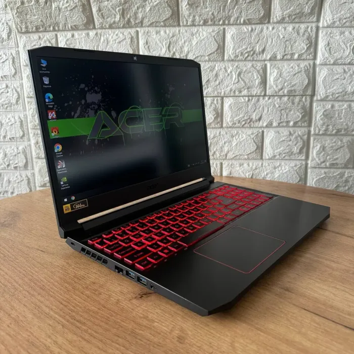 Ігровий ноутбук Б-клас Acer Nitro 5 AN515-55 / 15.6" (1920x1080) IPS / Intel Core i5-10300H (4 (8) ядра по 2.5 - 4.5 GHz) / 16 GB DDR4 / 256 GB SSD / nVidia GeForce RTX 3050, 4 GB GDDR6, 128-bit / WebCam б/в - зображення 4