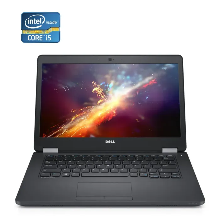 Ультрабук Б-клас Dell Latitude E5470 / 14" (1920x1080) IPS Touch / Intel Core i5-6200U (2 (4) ядра по 2.3 - 2.8 GHz) / 8 GB DDR4 / 128 GB SSD M.2 / Intel HD Graphics 520 / WebCam б/в - зображення 1