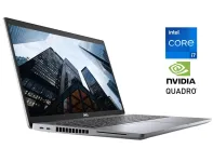Мобільна робоча станція Б-клас Dell Precision 3560 / 15.6" (1920x1080) TN / Intel Core i7-1165G7 (4 (8) ядра по 2.8 - 4.7 GHz) / 16 GB DDR4 / 256 GB SSD / nVidia Quadro T500, 2 GB GDDR6, 64-bit / WebCam / Win 11 Pro б/в