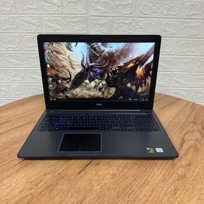 Ігровий ноутбук Dell G3 3579 / 15.6" (1920x1080) IPS / Intel Core i5-8300H (4 (8) ядра по 2.3 - 4.0 GHz) / 8 GB DDR4 / 128 GB SSD M.2 + 1000 GB HDD / nVidia GeForce GTX 1050, 4 GB GDDR5, 128-bit / WebCam б/в - зображення 2