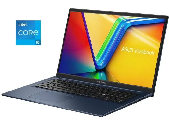 Ультрабук Asus Vivobook 17 F1704VAP / 17.3" (1920x1080) IPS / Intel Core 5 120U (10 (12) ядер по 1.4 - 5.0 GHz) / 8 GB DDR4 / 512 GB SSD NVMe / Intel Graphics / WebCam б/в - зображення 1