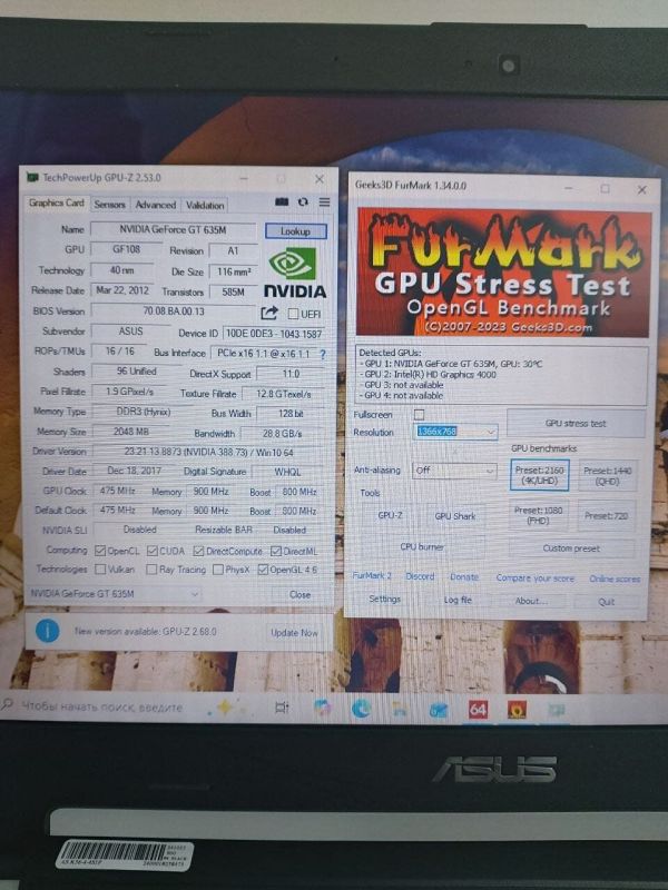 Ноутбук Б-клас Asus K56CM / 15.6" (1366x768) TN / Intel Core i5-3317U (2 (4) ядра по 1.7 - 2.6 GHz) / 12 GB DDR3 / 240 GB SSD / nVidia GeForce GT 635M, 2 GB GDDR3, 128-bit / WebCam / DVD-ROM б/в - изображение 9