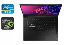 Ігровий ноутбук Asus ROG Strix G15 G512LU / 15.6" (1920x1080) IPS / Intel Core i7-10750H (6 (12) ядер по 2.6 - 5.0 GHz) / 16 GB DDR4 / 512 GB SSD / nVidia GeForce GTX 1660 Ti, 6 GB GDDR6, 192-bit / HDMI б/в