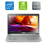 Ігровий ноутбук Б-класу Asus VX501V / 15,6" (3840x2160) IPS Touch / Intel Core i7-6700HQ (4 (8) ядра по 2,6 - 3,5 ГГц) / 16 ГБ DDR4 / 256 ГБ SSD / nVidia GeForce GTX 960M, 2 ГБ GDDR5, 128-біт / Веб-камера / HDMI б/в