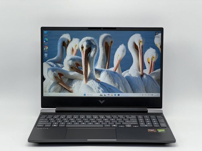Ігровий ноутбук Б-класу HP Victus 15-fb3001nr / 15,6" (1920x1080 ) IPS / AMD Ryzen Al 7 350 (8 (16) ядер по 2.0 - 5.0 ГГц) / 32 ГБ DDR5 / 960 ГБ SSD / nVidia GeForce RTX 5060, 8 ГБ GDDR7, 128-біт / Веб-камера б/в - зображення 2