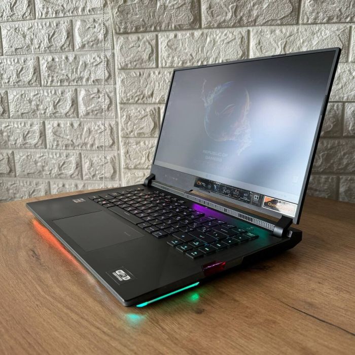 Ігровий ноутбук Asus ROG Strix SCAR 15 G533QS / 15.6" (1920x1080) IPS / AMD Ryzen 9 5900HS (8 (16) ядер по 3.0 - 4.6 GHz) / 32 GB DDR4 / 1000 GB SSD / nVidia GeForce RTX 3080, 16 GB GDDR6, 256-bit / WebCam б/в - зображення 10