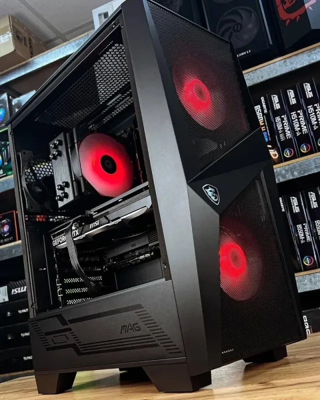 Збірка під замовлення: ігровий ПК MSI MAG Forge 100M Tower / AMD Ryzen 5 7500F (6 (12) ядер по 3.7 - 5.0 GHz) / 32 GB DDR5 / 1000 GB SSD M.2 / nVidia GeForce RTX 4060 Ti, 8 GB GDDR6, 128-bit / HDMI / 750W - зображення 3