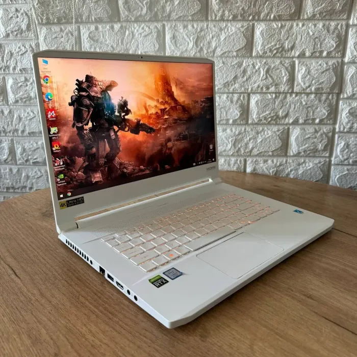 Ігровий ноутбук Acer ConceptD CN715-71 / 15.6" (3840x2160) IPS / Intel Core i7-9750H (6 (12) ядер по 2.6 - 4.5 GHz) / 32 GB DDR4 / 1000 GB SSD / nVidia GeForce RTX 2080 Max-Q, 8 GB GDDR6, 256-bit / WebCam б/в - зображення 4