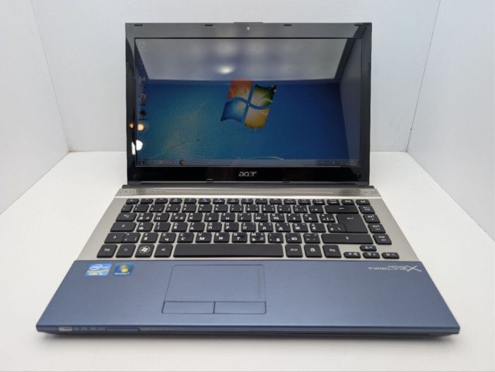 Ноутбук Acer Aspire 4830T / 14" (1366x768) TN / Intel Core i3-2310M (2 (4) ядра по 2.1 GHz) / 8 GB DDR3 / 320 GB HDD / Intel HD Graphics 3000 / WebCam / DVD-ROM б/в - изображение 2