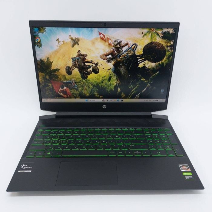 Ігровий ноутбук HP Pavilion Gaming Laptop 15 / 15,6" (1920x1080) IPS / AMD Ryzen 5 3550H (4 (8) ядра по 2,1 - 3,7 ГГц) / 16 ГБ DDR4 / 256 ГБ SSD + 1000 ГБ HDD / nVidia GeForce GTX 1650 TI, 4 ГБ GDDR5, 128-біт / WebCam б/в - зображення 3