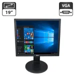 Монітор LG 19MB35PM-B / 19" (1280x1024) IPS / VGA, DVI / Вбудовані колонки 2x 2W / VESA 75x75 б/в