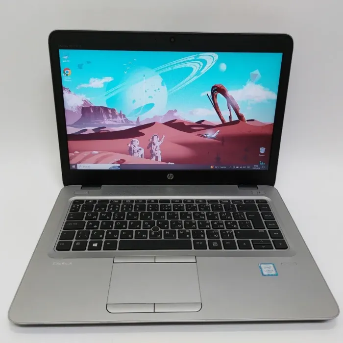 Ноутбук Б-клас HP EliteBook 840 G3 / 14" (1366x768) TN / Intel Core i5-6200U (2 (4) ядра по 2.3 - 2.8 GHz) / 16 GB DDR4 / 256 GB SSD / Intel HD Graphics 520 / WebCam б/в - зображення 2