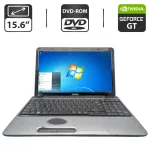 Ноутбук Toshiba Satellite L750 / 15.6" (1366x768) TN / Intel Core i5-2430M (2 (4) ядра по 2.4 - 3.0 GHz) / 6 GB DDR3 / 500 GB HDD / nVidia GeForce GT 520M, 1 GB GDDR3, 128-bit / WebCam / DVD-ROM б/в
