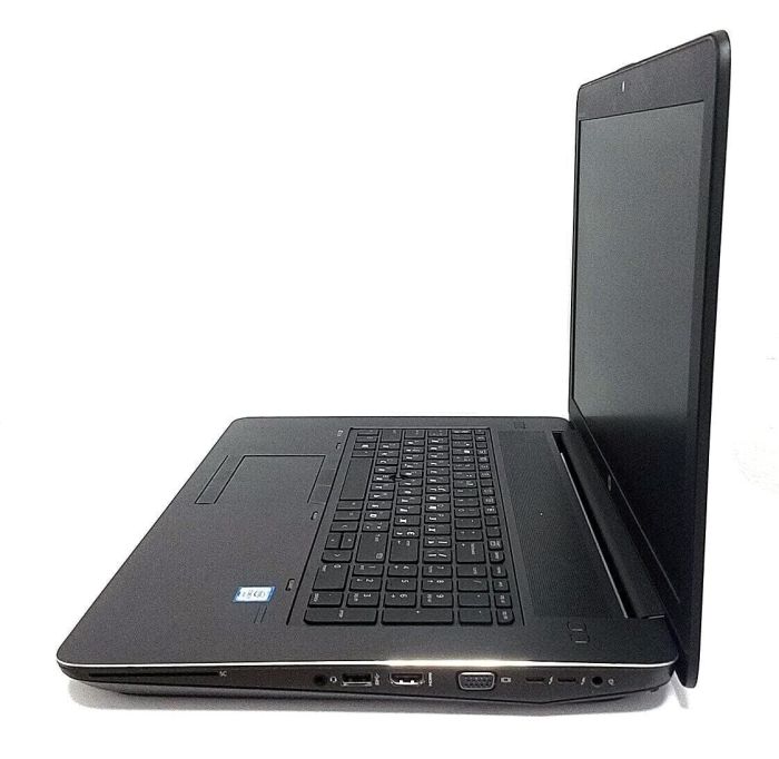 Мобільна робоча станція HP ZBook 17 G3 / 17,3" (1600x1900) TN / Intel Core i7-6700HQ (4 (8) ядра по 2,6 - 3,5 ГГц) / 32 ГБ DDR4 / 256 ГБ SSD NVMe / nVidia Quadro M1000M, 2 ГБ GDDR5, 128-біт / WebCam / Win 10 LIC б/в - зображення 4