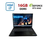 Ігровий ноутбук Gigabyte G6 KF / 16" (1920x1200) IPS / Intel Core i7-13620H (10 (16) ядер по 3,6 - 4,9 ГГц) / 16 ГБ DDR5 / 1000 ГБ SSD / nVidia GeForce RTX 4060, 8 ГБ GDDR6, 128-біт / Веб-камера б/в