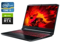 Ігровий ноутбук Acer Nitro 5 AN515-55 / 15.6" (1920x1080) IPS / Intel Core i5-10300H (4 (8) ядра по 2.5 - 4.5 GHz) / 16 GB DDR4 / 512 GB SSD / nVidia GeForce GTX 1650 Ti, 4 GB GDDR6, 128-bit / WebCam / Win 11 Home б/в