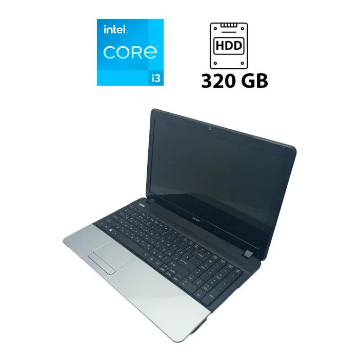 Ноутбук Acer E1-531 / 15.6" (1366x768) TN / Intel Core i3-3120M (2 (4) ядра по 2.5 GHz) / 8 GB DDR3 / 320 GB HDD / Intel HD Graphics / WebCam б/в - зображення 1