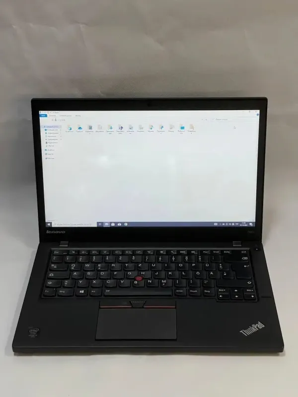 Ноутбук Б-клас Lenovo ThinkPad T450s / 14" (1600x900) TN / Intel Core i5-5300U (2 (4) ядра по 2.3 - 2.9 GHz) / 8 GB DDR3 / 180 GB SSD / Intel HD Graphics 5500 / WebCam б/в - зображення 5