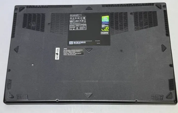 Ігровий ноутбук MSI MegaBook GS63 Stealth 8RE / 15.6" (1920x1080) IPS / Intel Core i7-8750H (6 (12) ядер по 2.2 - 4.1 GHz) / 32 GB DDR4 / 512 GB SSD / nVidia GeForce GTX 1060, 6 GB GDDR5, 192-bit / WebCam б/в - изображение 7