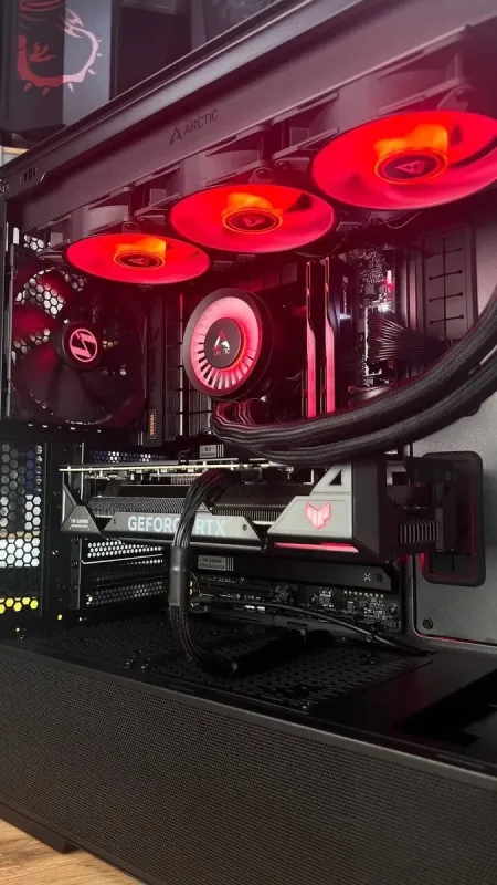 Збірка під замовлення: ігровий Lian Li LanCool 216 RGB Black Tower / Intel Core i5-14600KF (14 (20) ядер по 2.6 - 5.3 GHz) / 32 GB DDR5 / 1000 GB SSD M.2 / nVidia GeForce RTX 4070 Super, 12 GB GDDR6X, 192-bit / 850W - зображення 5