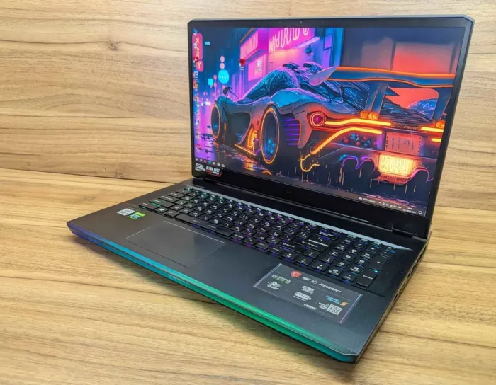 Ігровий ноутбук Б-клас MSI MS-17K2 / 17.3" (1920x1080) IPS / Intel Core i7-10750H (6 (12) ядер по 2.6 - 5.0 GHz) / 32 GB DDR4 / 1000 GB SSD / nVidia GeForce RTX 3070, 8 GB GDDR6, 256-bit / WebCam / Windows 10 б/в - зображення 6