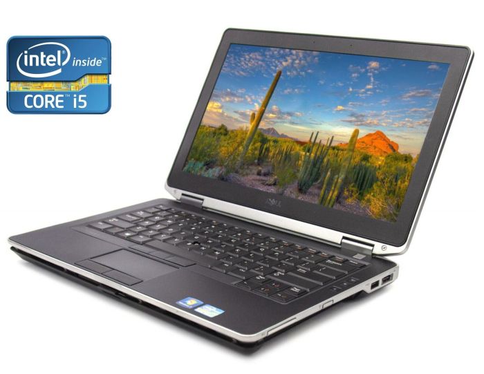 Ноутбук Dell Latitude E6330 / 13.3" (1366x768) TN / Intel Core i5-3320M (2 (4) ядра по 2.6 - 3.3 GHz) / 8 GB DDR3 / 256 GB SSD / Intel HD Graphics 4000 / Win 10 Home б/в - зображення 1