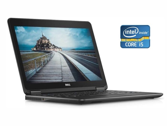 Нетбук Dell Latitude E7240 / 12.5" (1366x768) TN / Intel Core i5-4310U (2 (4) ядра по 2.0 - 3.0 GHz) / 8 GB DDR3 / 256 GB SSD / Intel HD Graphics 4400 / Win 10 Pro б/в - зображення 1