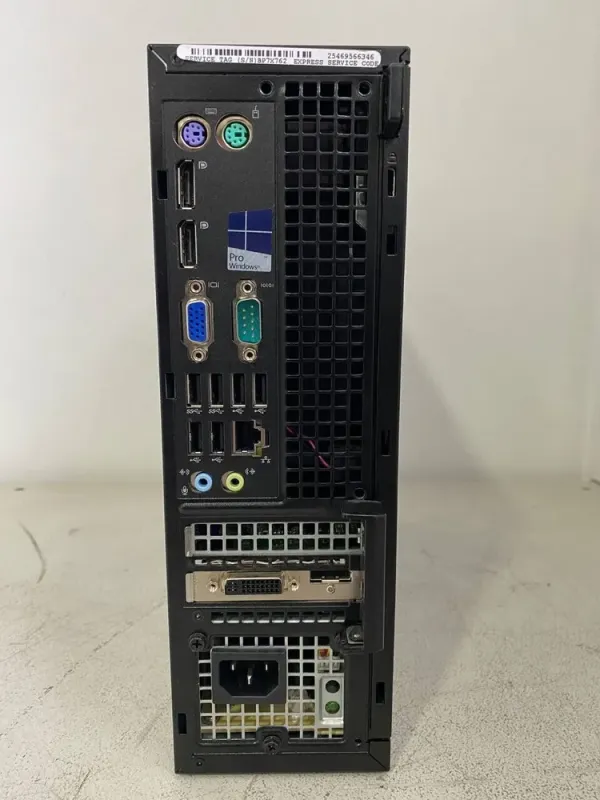 Комп'ютер Dell OptiPlex 7020 SFF / Intel Core i5-4590 (4 ядра по 3.3 - 3.7 GHz) / 8 GB DDR3 / 240 GB SSD / AMD Radeon R5 240, 1 GB GDDR3, 64-bit / DVD-ROM б/в - зображення 4
