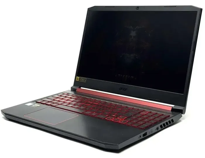 Ігровий ноутбук Acer Nitro 5 AN515-54 / 15,6" (1920x1080) IPS / Intel Core i5-9300H (4 (8) ядра по 2,4 - 4,1 ГГц) / 16 ГБ DDR4 / 128 ГБ SSD + 1000 ГБ HDD / nVidia GeForce GTX 1650, 4 ГБ GDDR5, 128-біт / WebCam / Win 11 б/в - зображення 5
