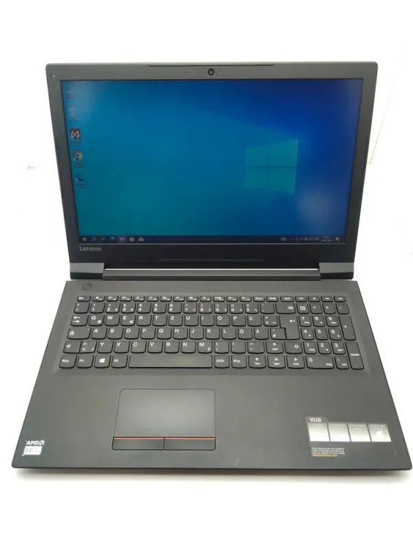 Ноутбук Lenovo V110-15 / 15.6" (1366x768) TN / AMD E2-9010 (2 ядра по 2.0 - 2.2 GHz) / 8 GB DDR4 / 1000 GB HDD / AMD Radeon R2 Graphics / WebCam / DVD-ROM б/в - зображення 2
