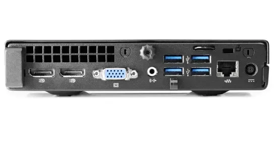 Неттоп HP EliteDesk 800 G1 Desktop Mini PC / Intel Core i7-4765T (4 (8) ядра по 2.0 - 3.0 GHz) / 8 GB DDR3 / 240 GB SSD / Wi-Fi / Блок живлення в комплекті б/в - зображення 2
