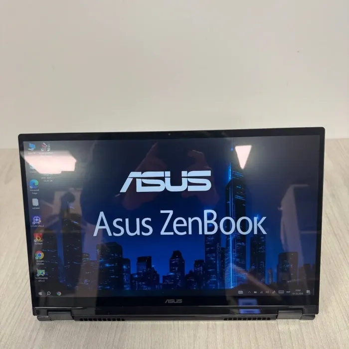 Ігровий ультрабук-трансформер Asus ZenBook Flip Q537FD / 15,6" (3840x2160) IPS Touch / Intel Core i7-10510U (4 (8) ядра по 1,8 - 4,9 ГГц) / 16 ГБ DDR4 / 512 ГБ SSD NVMe / nVidia GeForce GTX 1050 Max-Q, 4 ГБ GDDR5, 128-біт / Веб-камера б/в - зображення 11