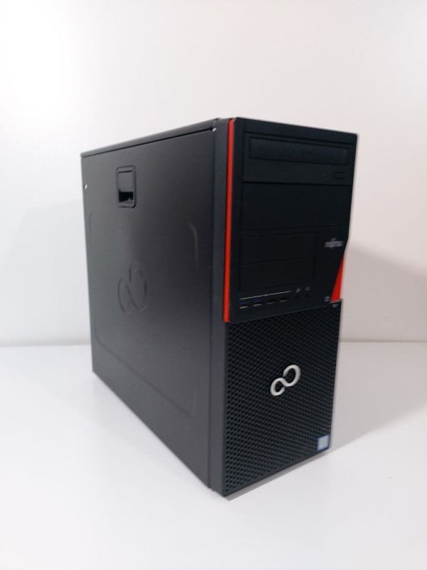 Комп'ютер Fujitsu Esprimo P956 E90 Tower / Intel Core i5-6600 (4 ядра по 3,3 - 3,9 ГГц) / 16 ГБ DDR4 / 256 ГБ SSD M.2 + 500 ГБ HDD / AMD Radeon RX 570, 4 ГБ GDDR5, 256-біт / DVD-ROM б/в - изображение 4