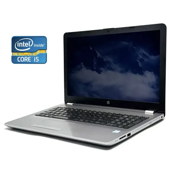 Ноутбук HP 250 G6 / 15.6" (1920x1080) TN / Intel Core i5-7200U (2 (4) ядра по 2.5 - 3.1 GHz) / 8 GB DDR4 / 256 GB SSD / Intel HD Graphics 620 / WebCam / Win 10 Pro б/в - зображення 1